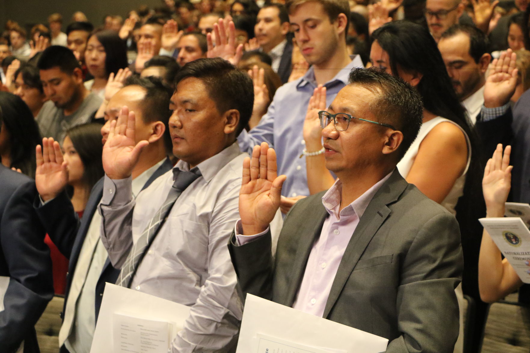 Naturalization ceremony